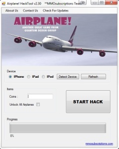 Airplane! Hack Tool v2.30