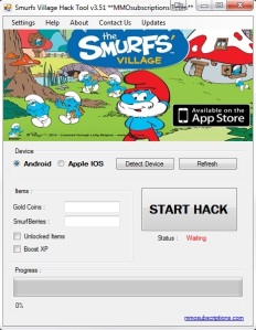 Smurfs Village Hack Tool v3.51
